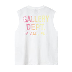 Letter Print Sleeveless T-shirt Vest #GA-B15