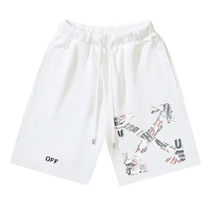 Letter Pattern Shorts