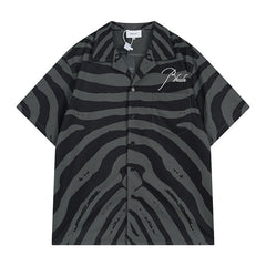 Rhude Zebra Silk Shirts