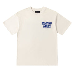 Letter Pattern Embroidered T-shirt