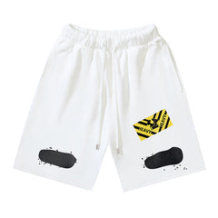Letter Pattern Shorts