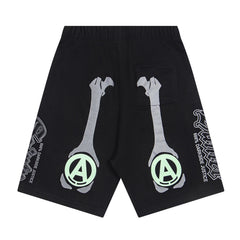 Bone Pattern Shorts #SM85