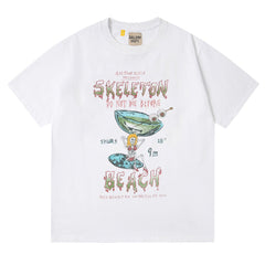 Skull Pattern Casual T-shirt #G568