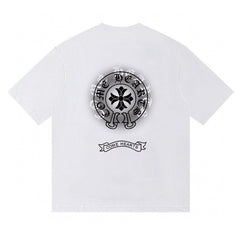 CH Patterned Cotton T-shirt