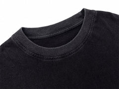 CH Patterned Washed Distressed T-shirt
