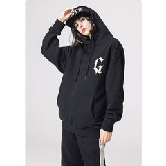 NODP RS Suede foam print Hoodie