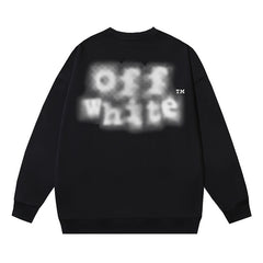 Off White Logo Pattern Printed Sweatshirts