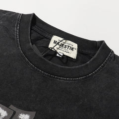 Bulldog Graphic Crop Tee