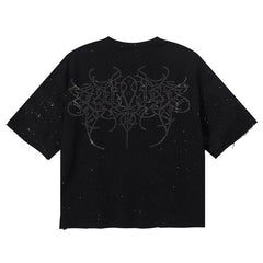 Rock F-Terry Cropped Tee