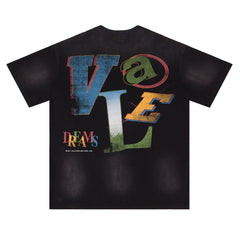 Letter Pattern T-shirt #V2915