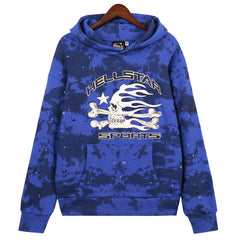 Sports Tie-Dye Skull Hoodie