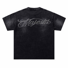 Distressed Rhinestone Tee
