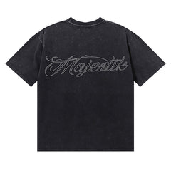 Bulldog Football Graphic Crop Tee