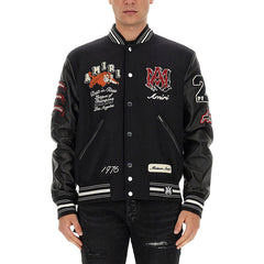 AMIRI Varsity Vintage Patch Bomber Jacket