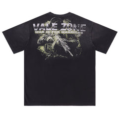 Letter Pattern T-shirt #V2916