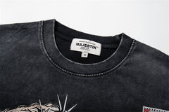 Distressed Rhinestone Tee