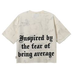 Burnt F-Terry Cropped Tee