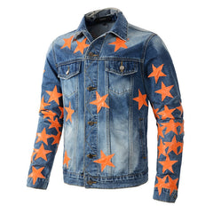 AMIRI star-patch detail denim jacket