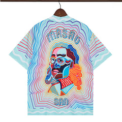 Casablanca Multi Color Printed Shirt #244