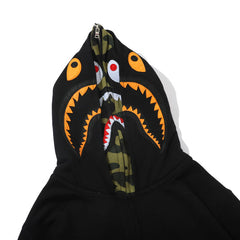 Bape shark full zip double hoodie