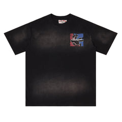 Letter Pattern T-shirt #V2915